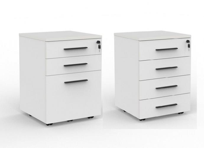 White drawers deals under desk